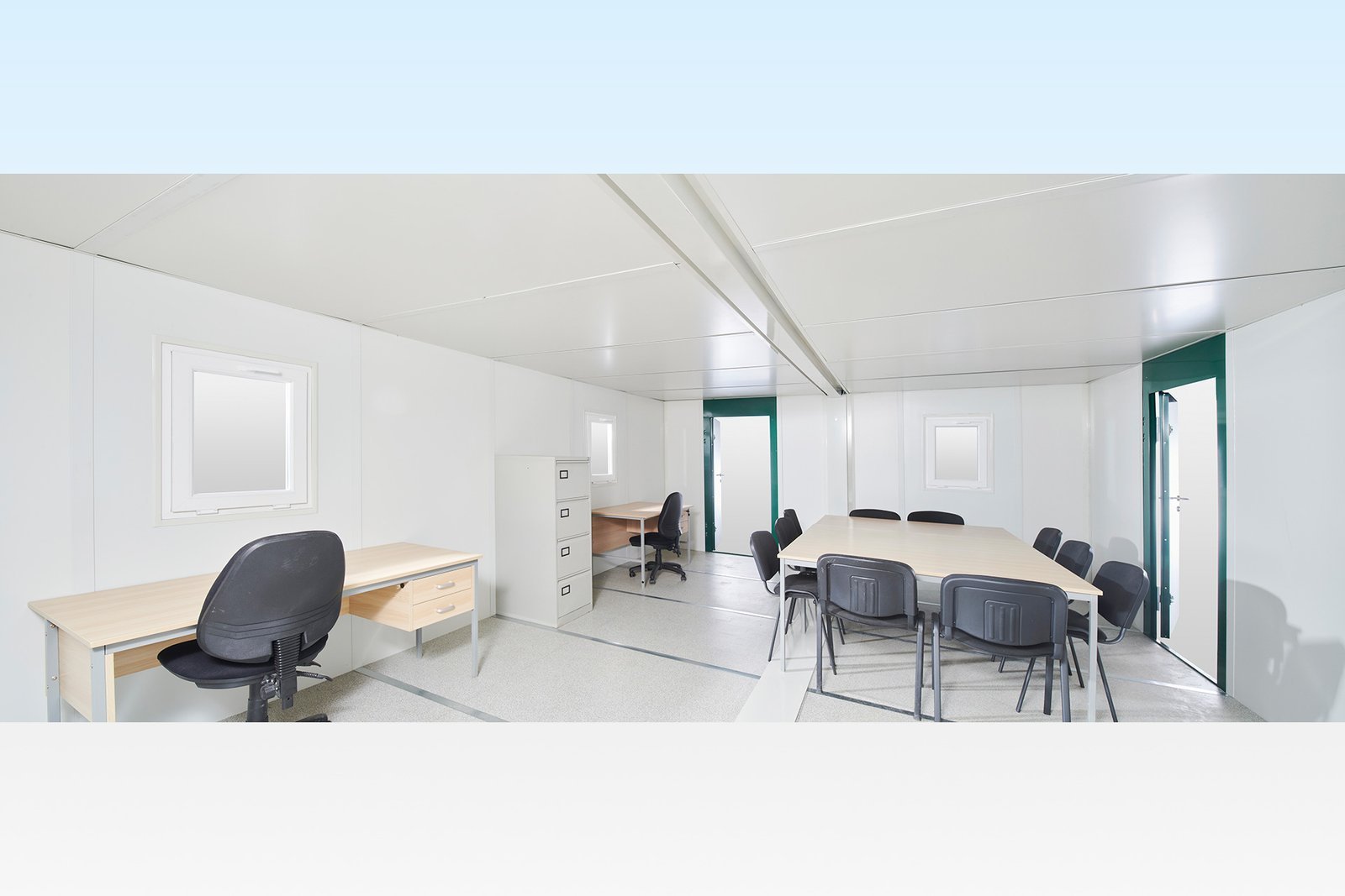 6.5M X 4.6M Side Linked Flat Pack Container Office - Image 2